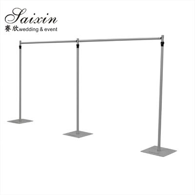 Wedding Mandap Backdrop Pipe Support Hang Drap Frame Adjust Aluminum Wedding Backdrop Pipe Stand