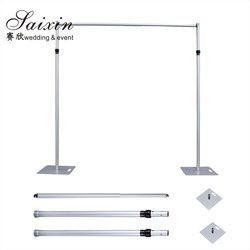 Wedding Mandap Backdrop Pipe Support Hang Drap Frame Adjust Aluminum Wedding Backdrop Pipe Stand
