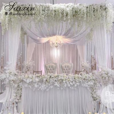 Wedding Event Party Decoration Adjustable Round Pipe Curtain Drape Stage Wedding Backdrop Support