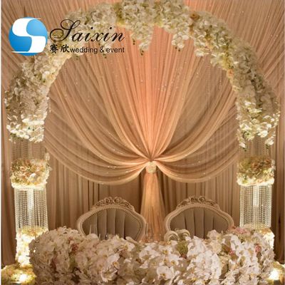 Christmas Wedding Stage Birthday Decoration Backdrop Acrylic Square Pillars Home