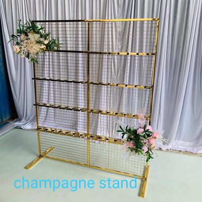Wholesale luxury golden stainless steel chuppah wedding furniture for event