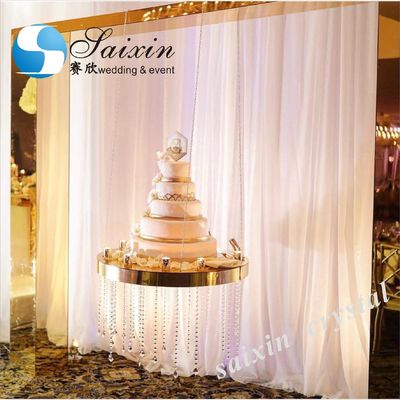 Hot sale  decoration white acrylic fabric arches for wedding backdrop