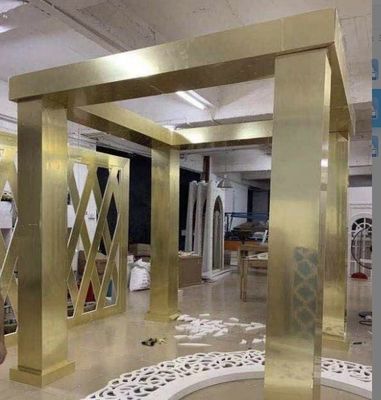 Hot sale  decoration white acrylic fabric arches for wedding backdrop