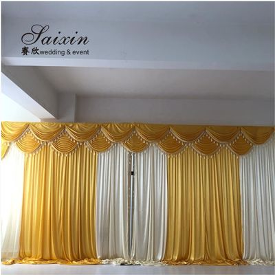 Unique wedding event stage decoration backdrop fabric sequin