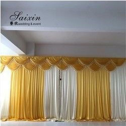 Unique wedding event stage decoration backdrop fabric sequin