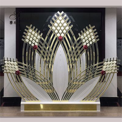 Latest Golden wedding Backdrop  For Wedding Decoration Party