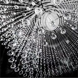 Factory wholesale Round Crystal Bead Wire Chain Chandeliers accessories For Wedding Ceiling Decoration