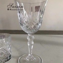 Crystal Wineglass Luxury Wedding Table Decoration Clear Glass Crystal Wedding Cup Red Wine Glass