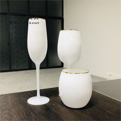 White Wine Champagne Water Glasses Decor Wedding Glassware Event