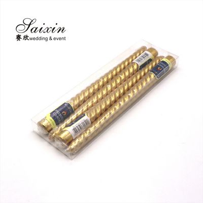 ZT-C012 High Quality Non Drip Taper Candle Handmade Custom Long Stick Flameless Pillar Candle For Party