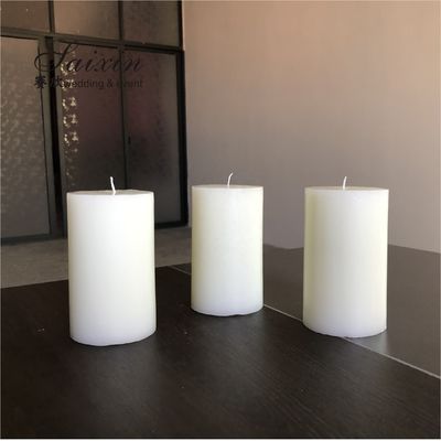 Real Wax Pillar Candle Centerpieces Wedding Centerpieces With Candelabra Table Decoration