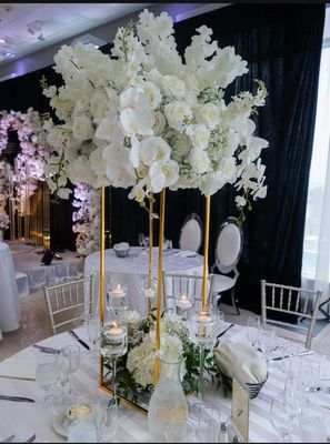Customize colour flower ball arrangement for wedding centerpieces