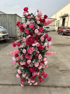 Wedding Decoration Supplies Custom Color Silk Wedding Floral Table Runner Sweetheart Table Artificial Flowers