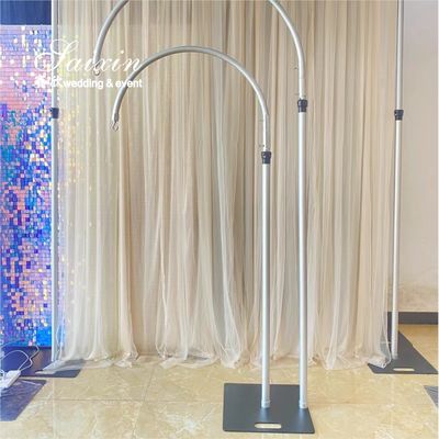 Factory Supply High Quality Adjustable Chandelier Aluminum Metal Frame Stand For Wedding Outdoor Decor