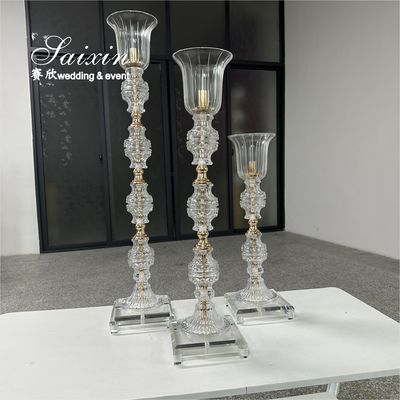 Factory Wholesale 3 Pcs Tall Set New Candle Holder For Wedding Event Table Decor