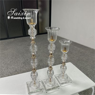Factory Wholesale 3 Pcs Tall Set New Candle Holder For Wedding Event Table Decor