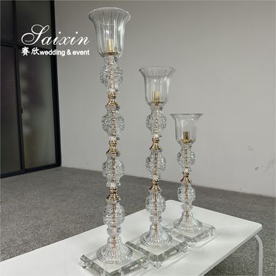 Factory Wholesale 3 Pcs Tall Set New Candle Holder For Wedding Event Table Decor
