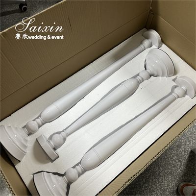 Factory Custom Different Colors Glass Jars Tall Metal Candlesticks For Wedding Centerpieces