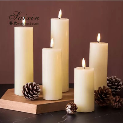 Luxurious Unscented Wedding Candles Up To 60 Hours 5cm To 10cm Diameter