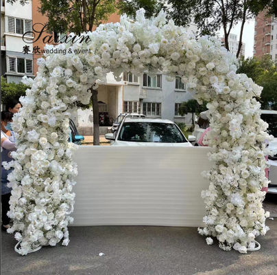 Artificial Wedding Arch Flowers Fake Floral Arch Decoration