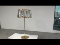 Neue Gold-Stand-Kristallschatten-Zentrumsteile für Hochzeitszentrumsteile